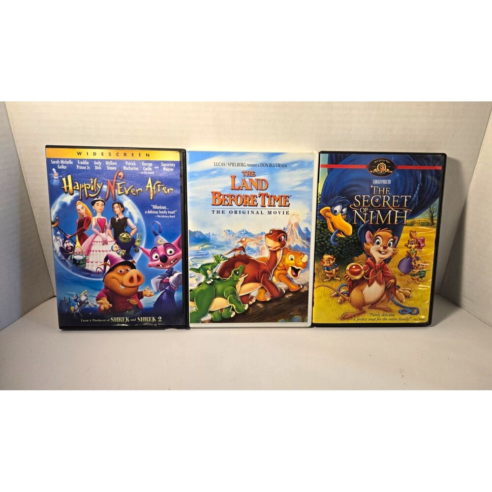 Happily N'Ever After / Land Before Time / Secret of NIMH DVD Widescreen G